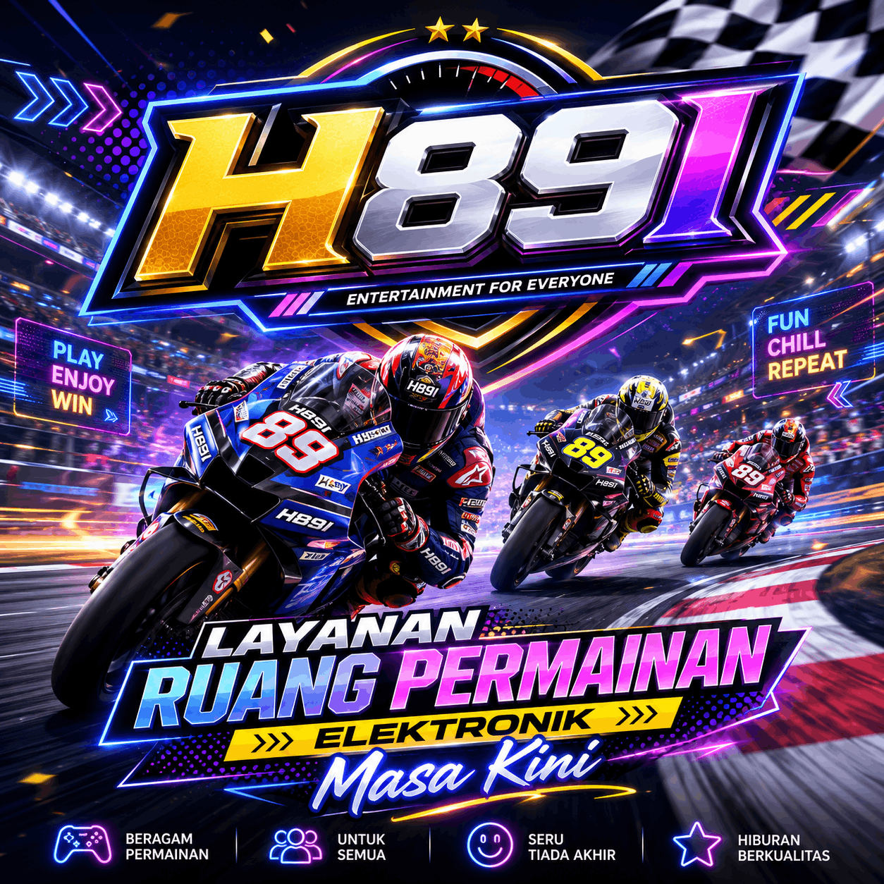 H89I | Layanan Ruang Permainan Elektronik Masa Kini